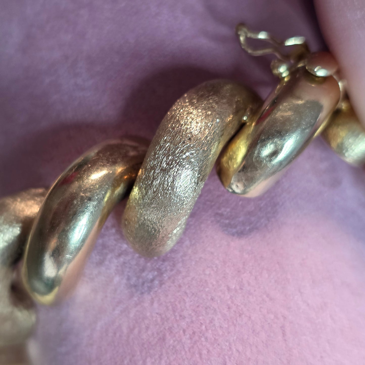 14k Yellow Gold San Marco Textured Bracelet