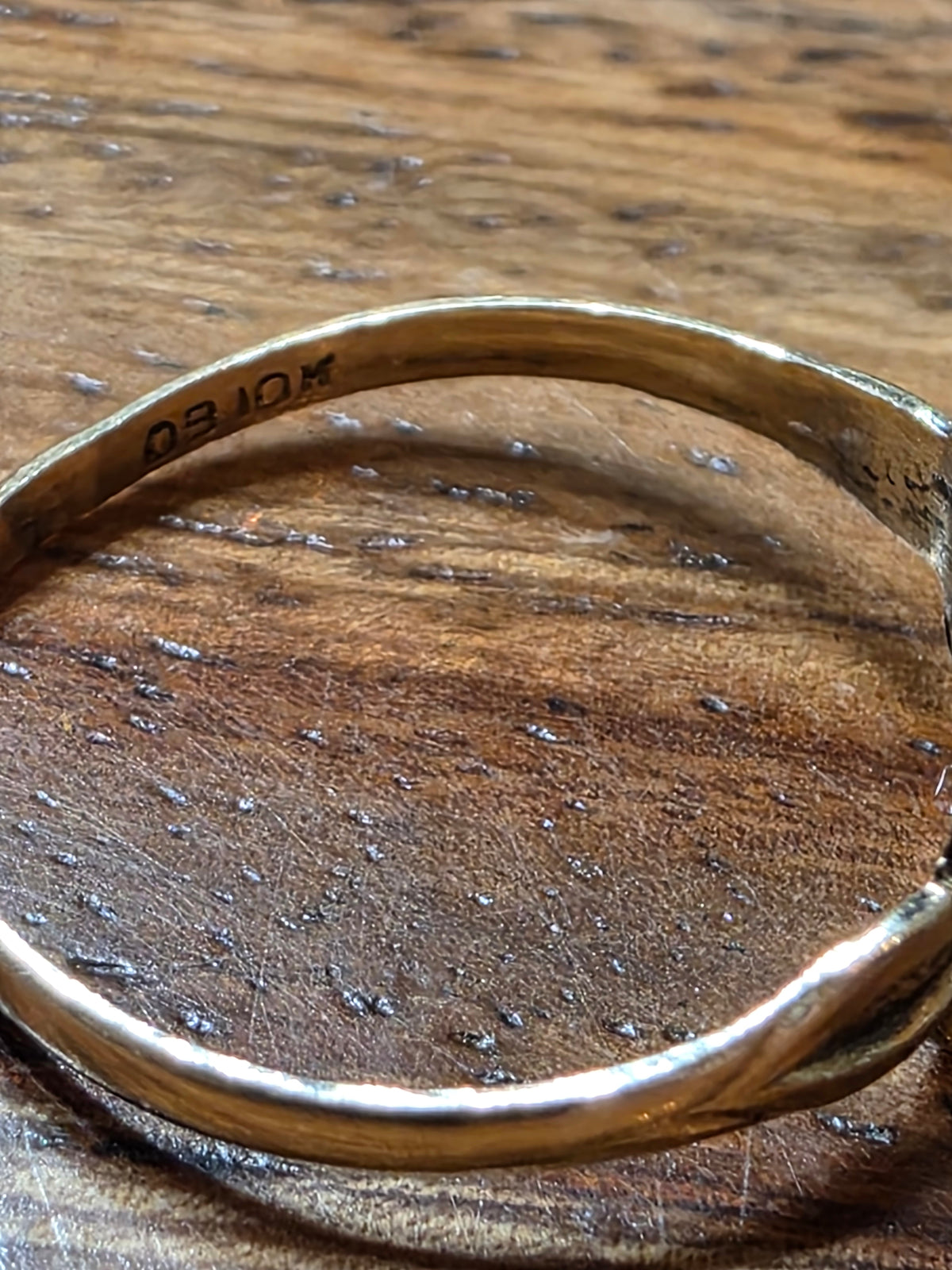 Antique Ostby & Barton 10K Gold Initial "G" Signet Ring, Size 3, Child/Pinky