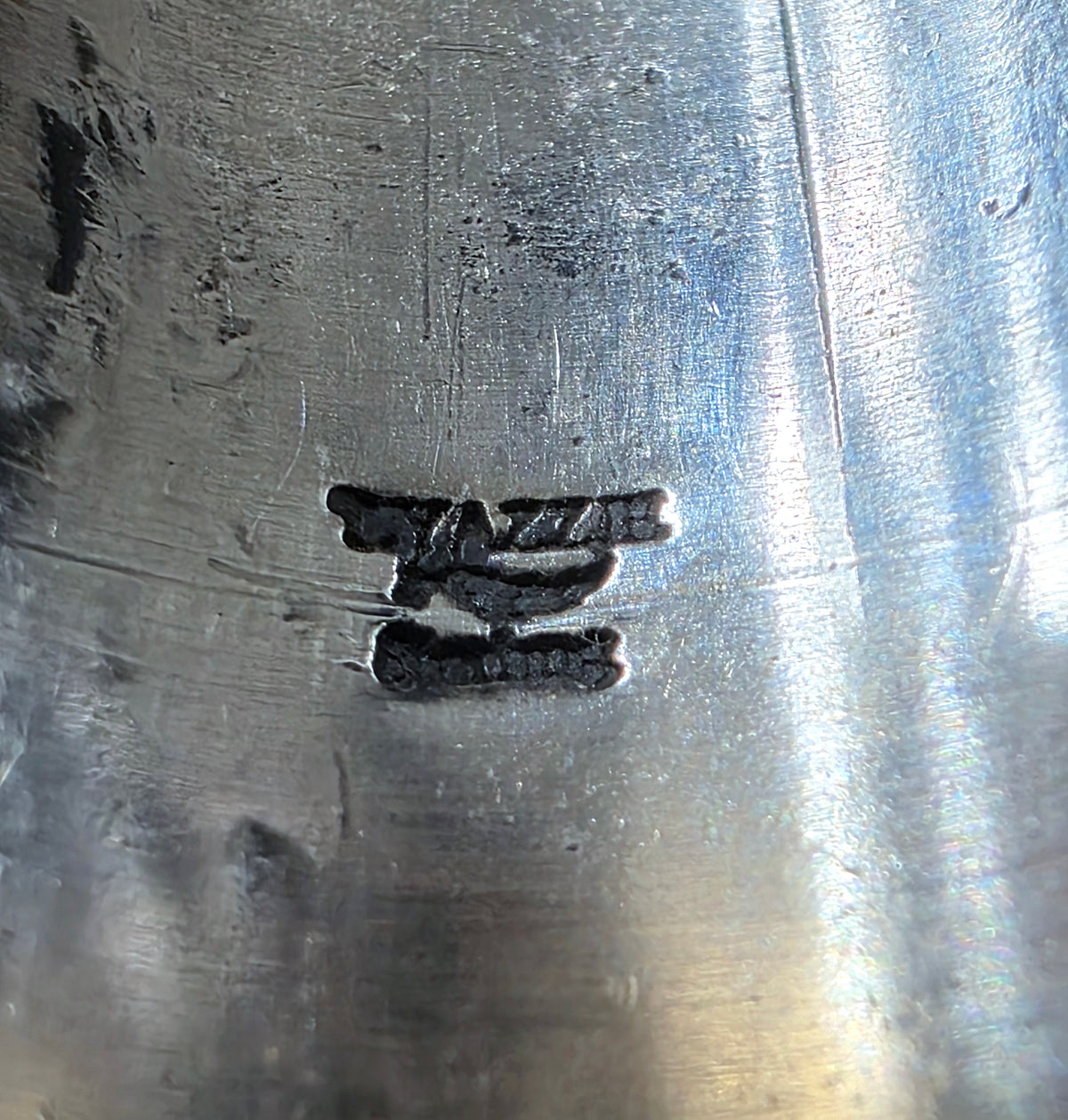 Navajo Sterling Silver Repousse Concho Ring Wide Band Hand Stamped T Or C Yazzie