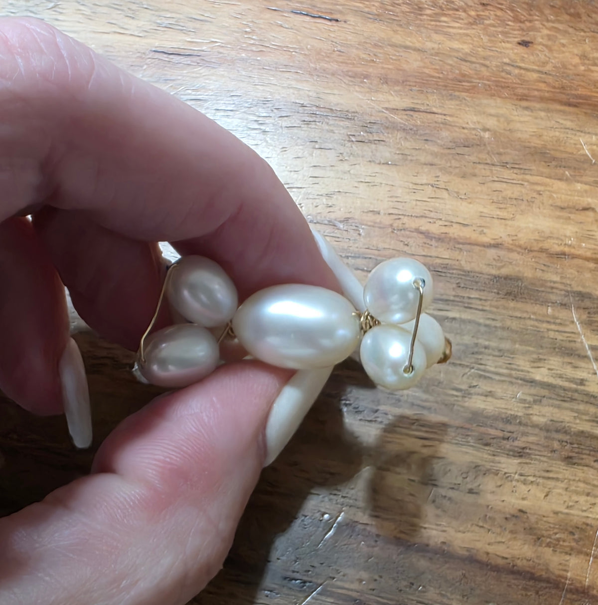 Vincent Peach 14k Pearl Balloon Dog Pendant