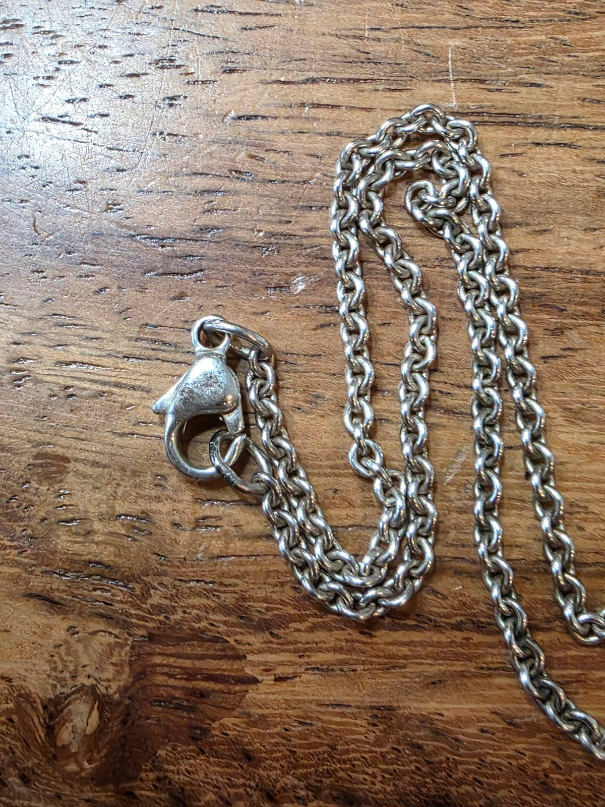 James Avery Sterling Silver 18" Changeable Charm Holder Necklace 925