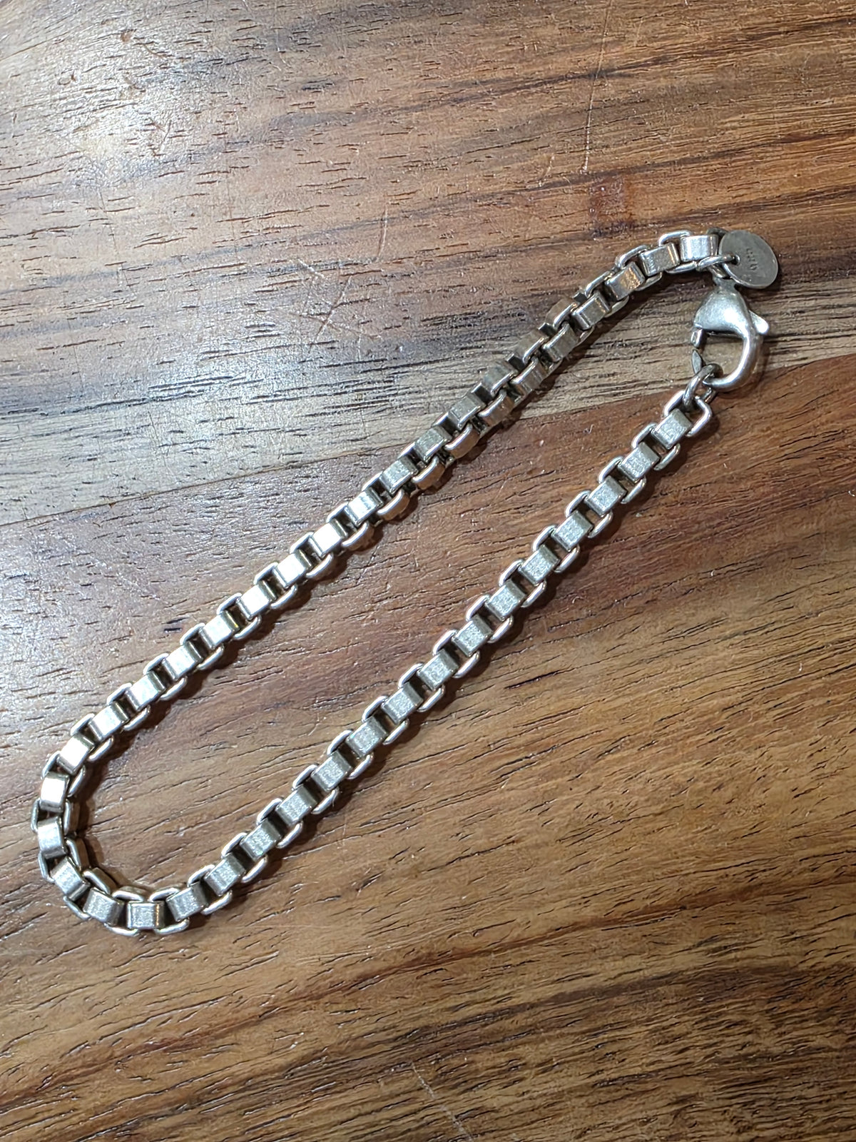 Tiffany & Co. Venetian Link Bracelet Sterling Silver, 7.5"
