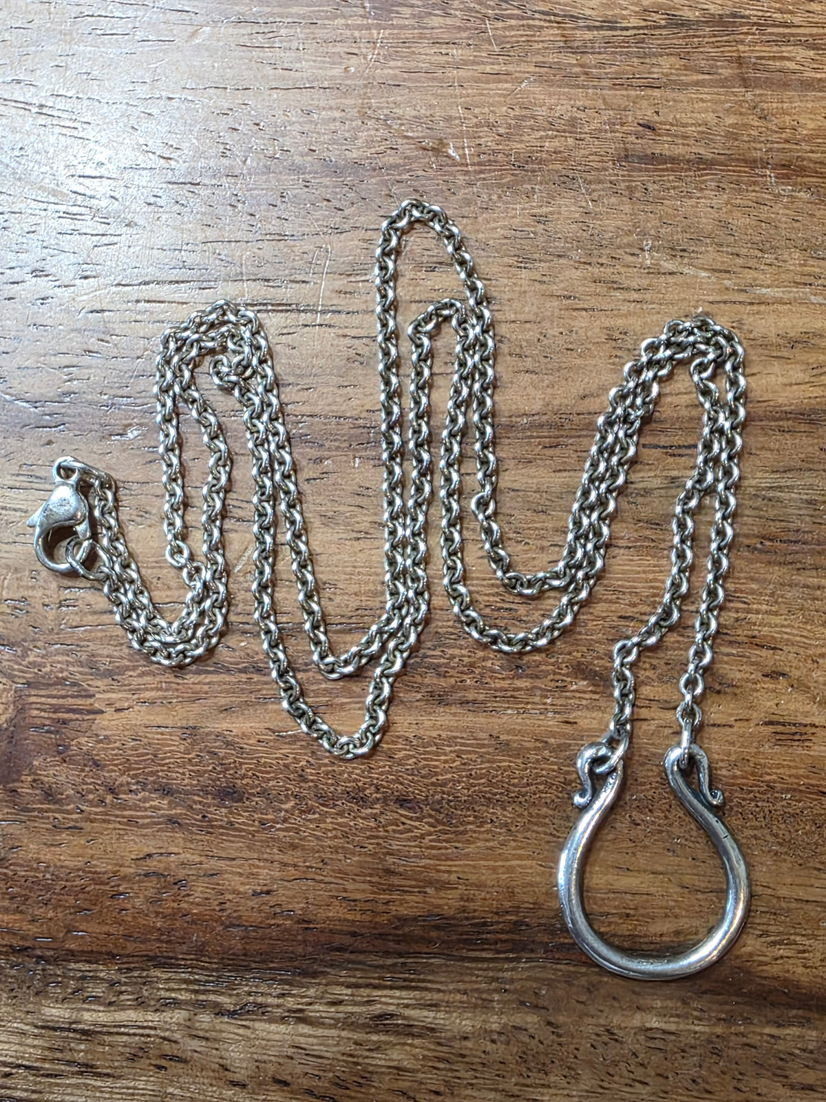 James Avery Sterling Silver 18" Changeable Charm Holder Necklace 925