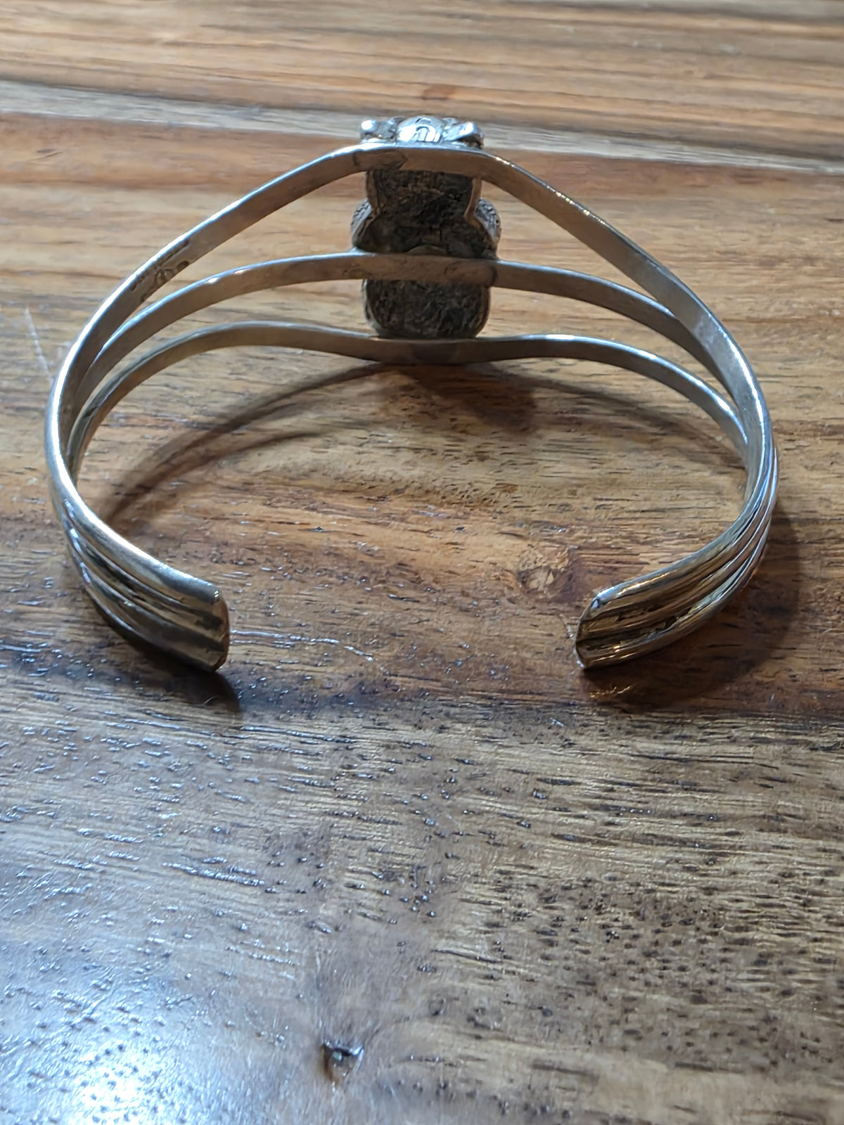 Vintage Carol Felley Sterling 925 Owl Storyteller Cuff Bracelet 1989 New Mexico