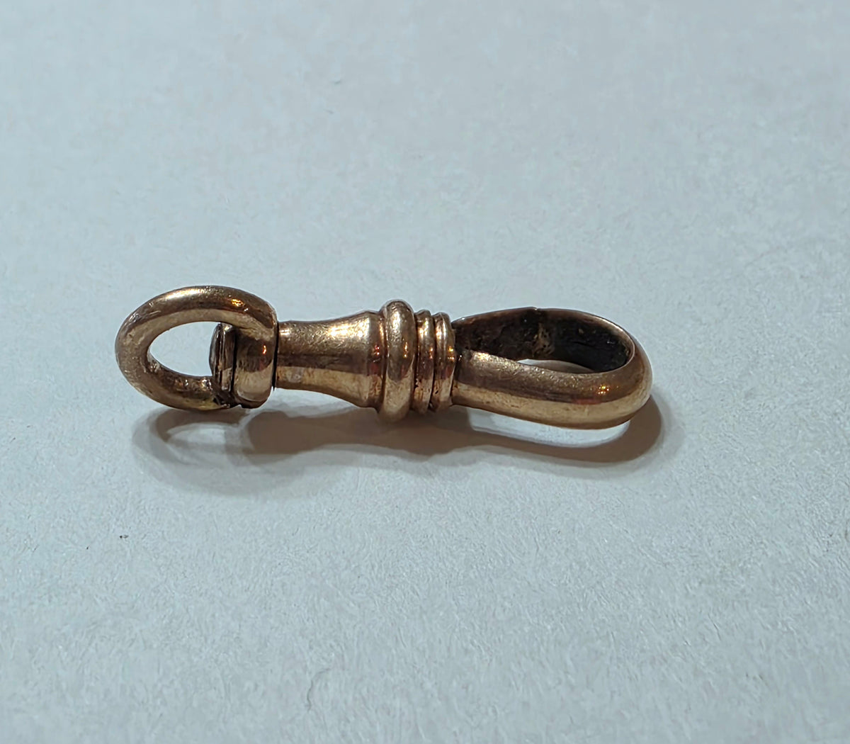 Antique 14k Yellow Gold Dog Clip
