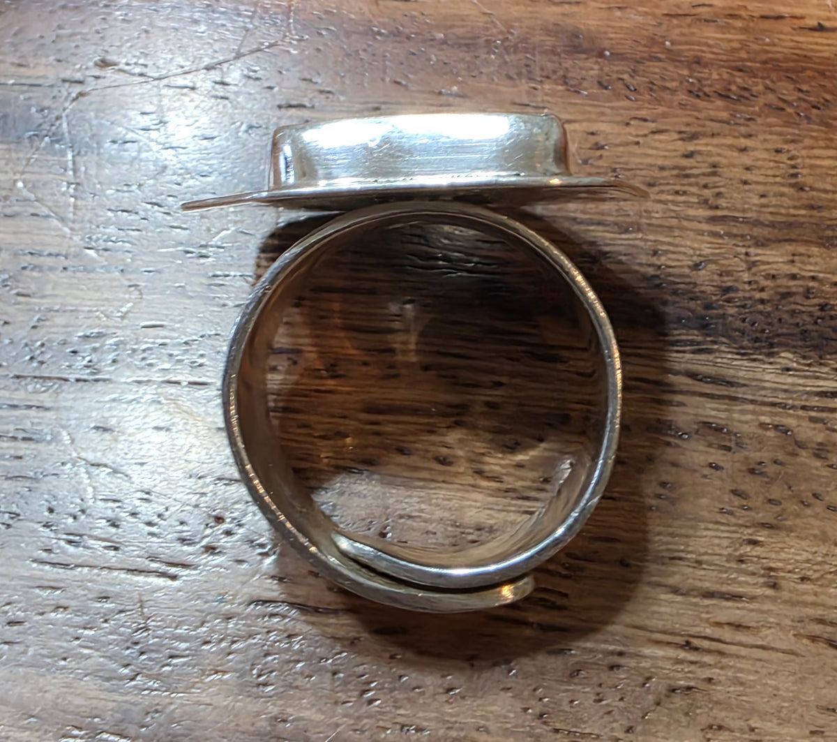 Mata Ortiz Pottery Shard Ring By Agustin Torres Beltran, Chihuahua Mexico, 950S