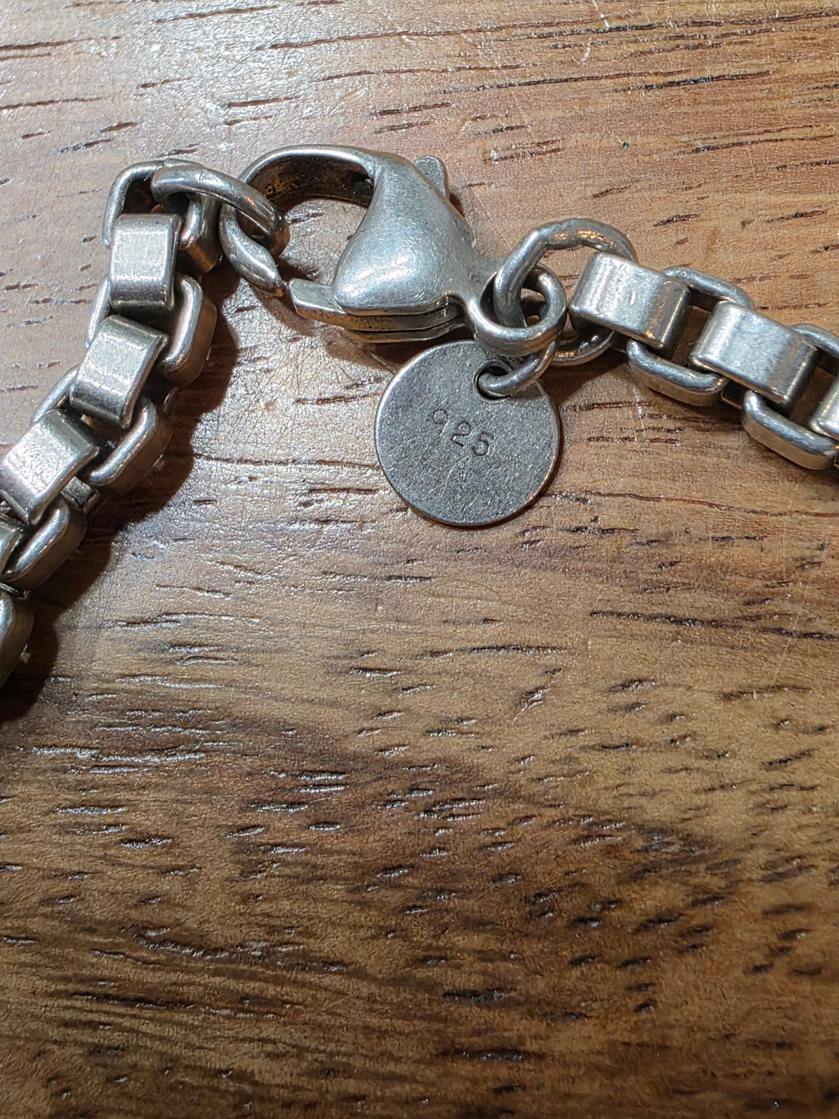 Tiffany & Co. Venetian Link Bracelet Sterling Silver, 7.5"