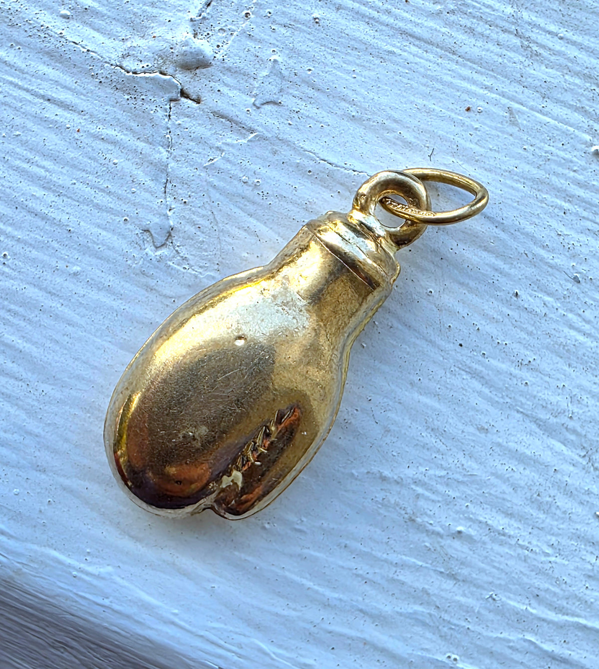 Vintage 10k Gold Boxing Glove Charm