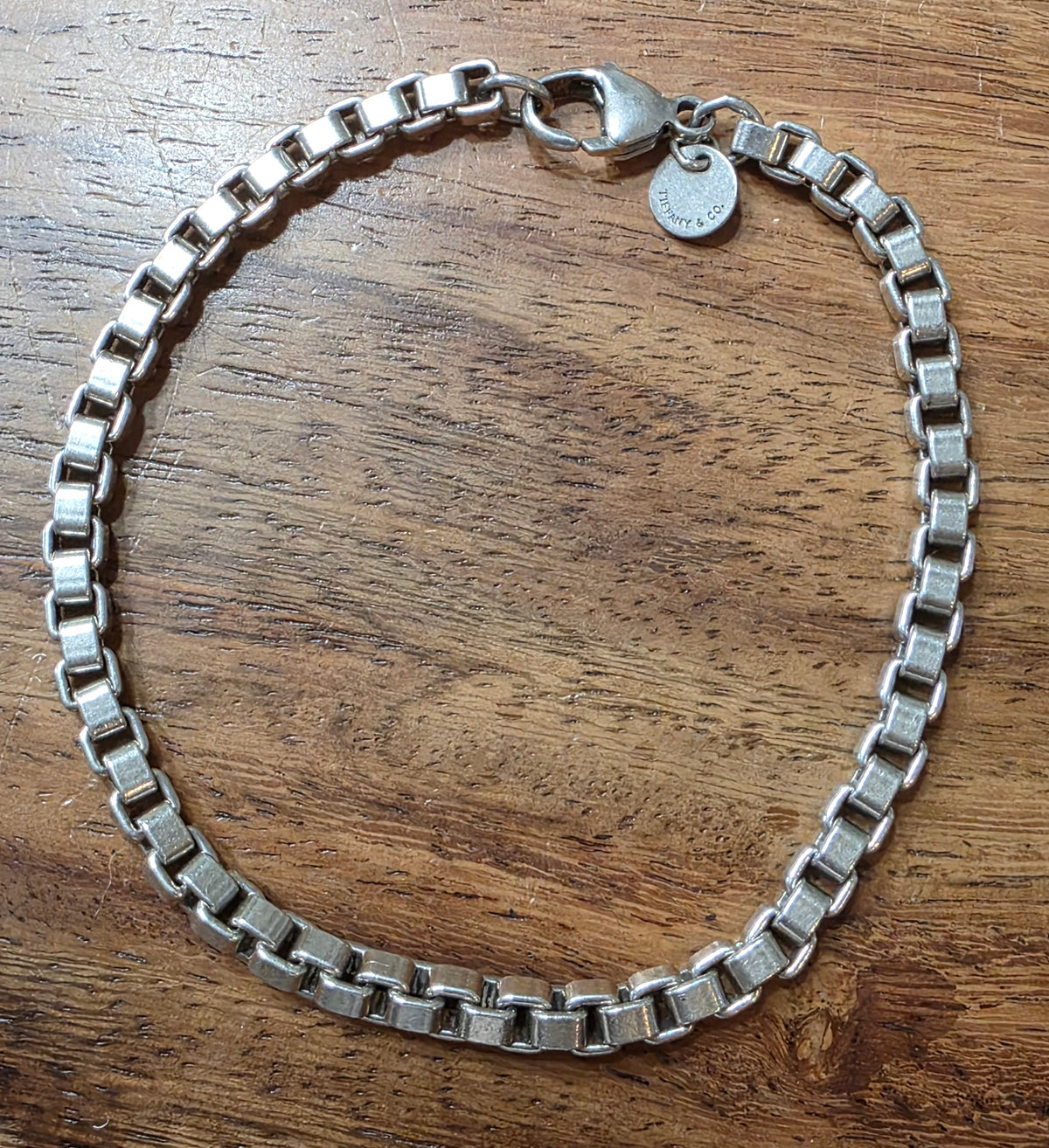 Tiffany & Co. Venetian Link Bracelet Sterling Silver, 7.5"