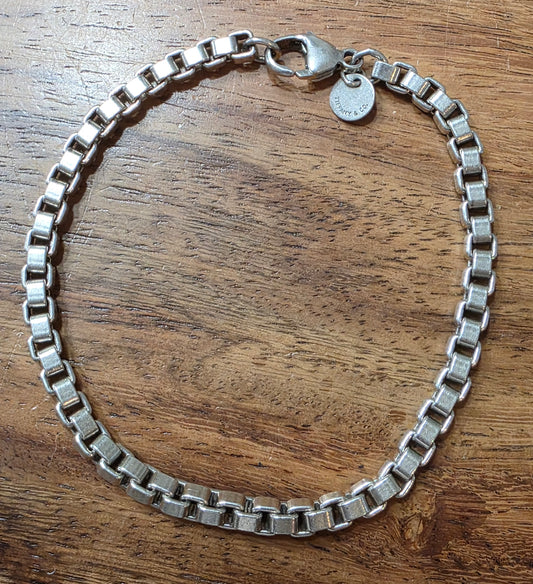 Tiffany & Co. Venetian Link Bracelet Sterling Silver, 7.5"