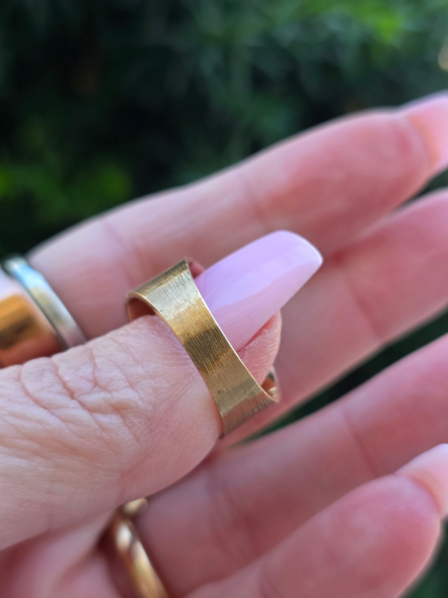 Vintage 10k Large Topaz Cocktail Ring