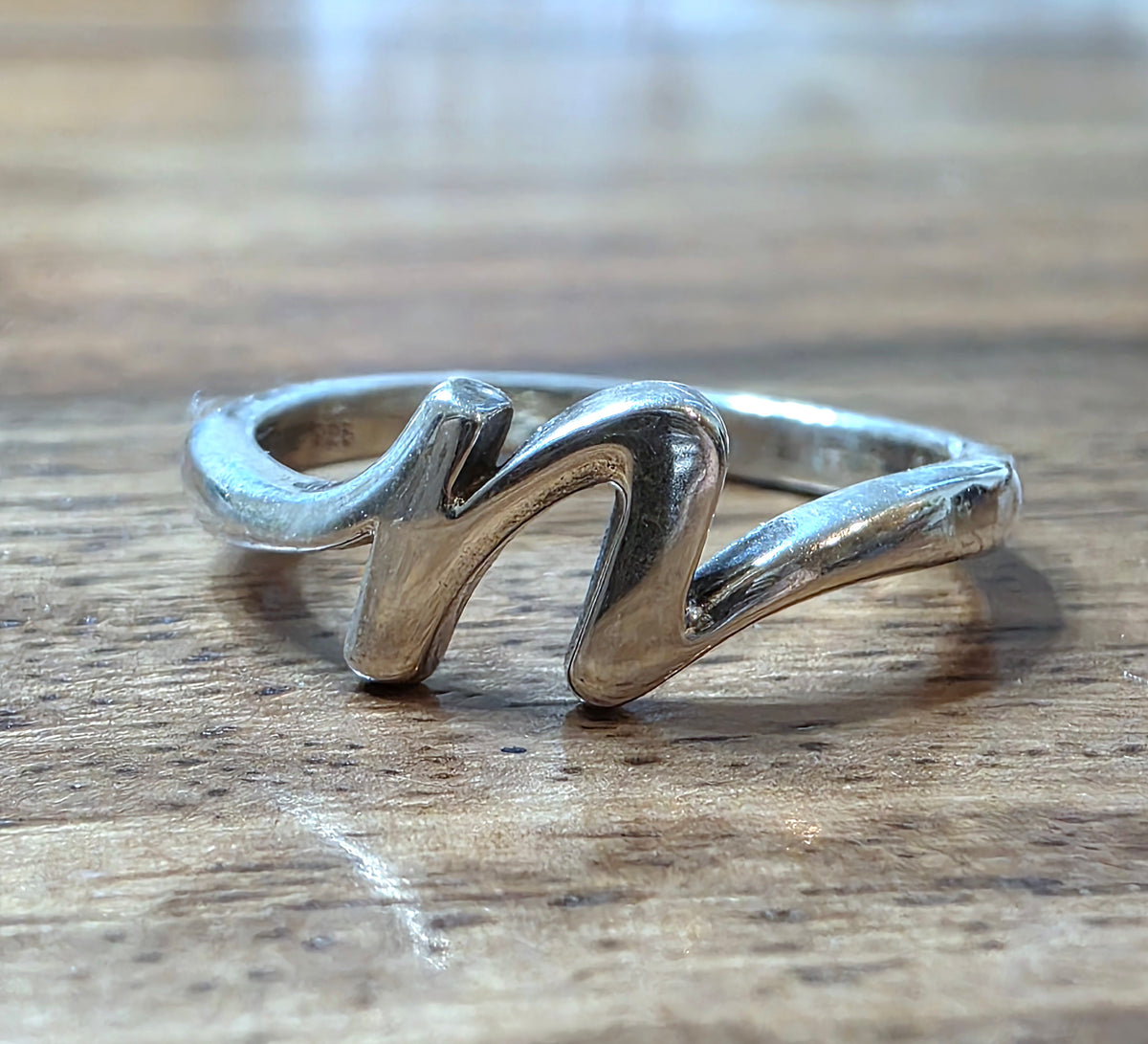 James Avery Sterling Silver Initial N Letter Ring, Size 6