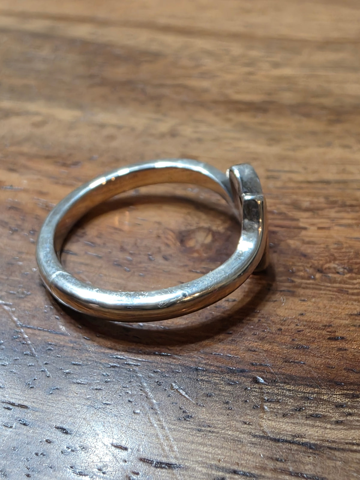 James Avery Sterling Silver Initial N Letter Ring, Size 6