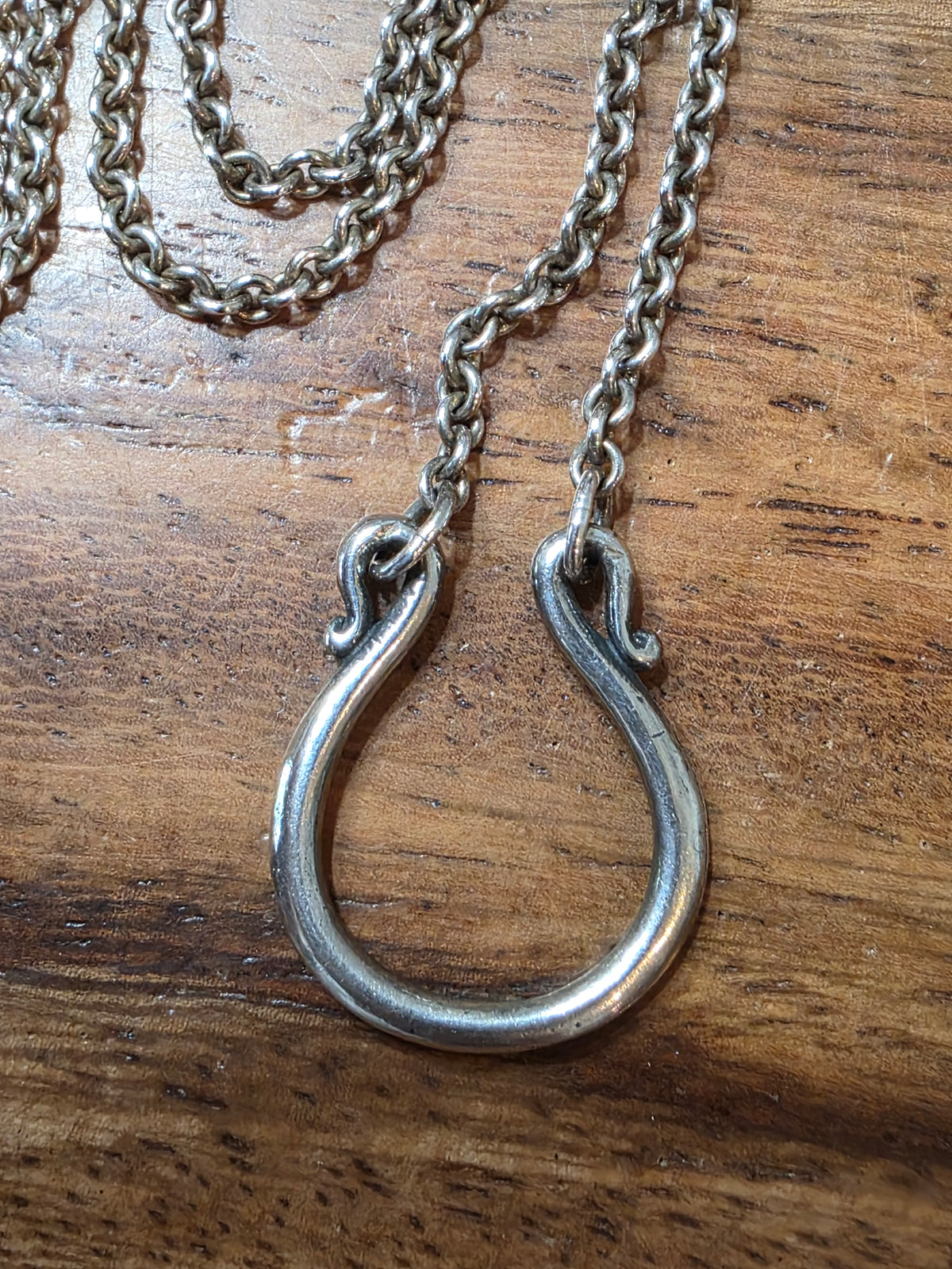 James Avery Sterling Silver 18" Changeable Charm Holder Necklace 925