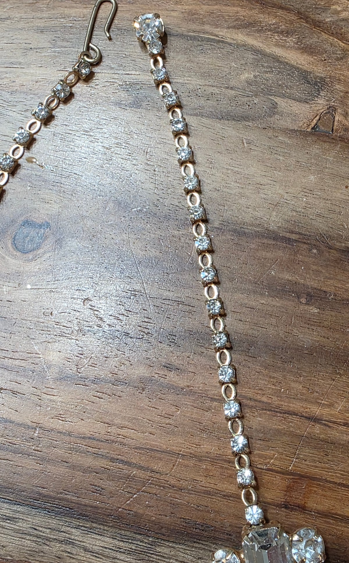 Gorgeous Vintage Juliana D&E Heliotrope & Clear Rhinestone Collar Necklace 1960s