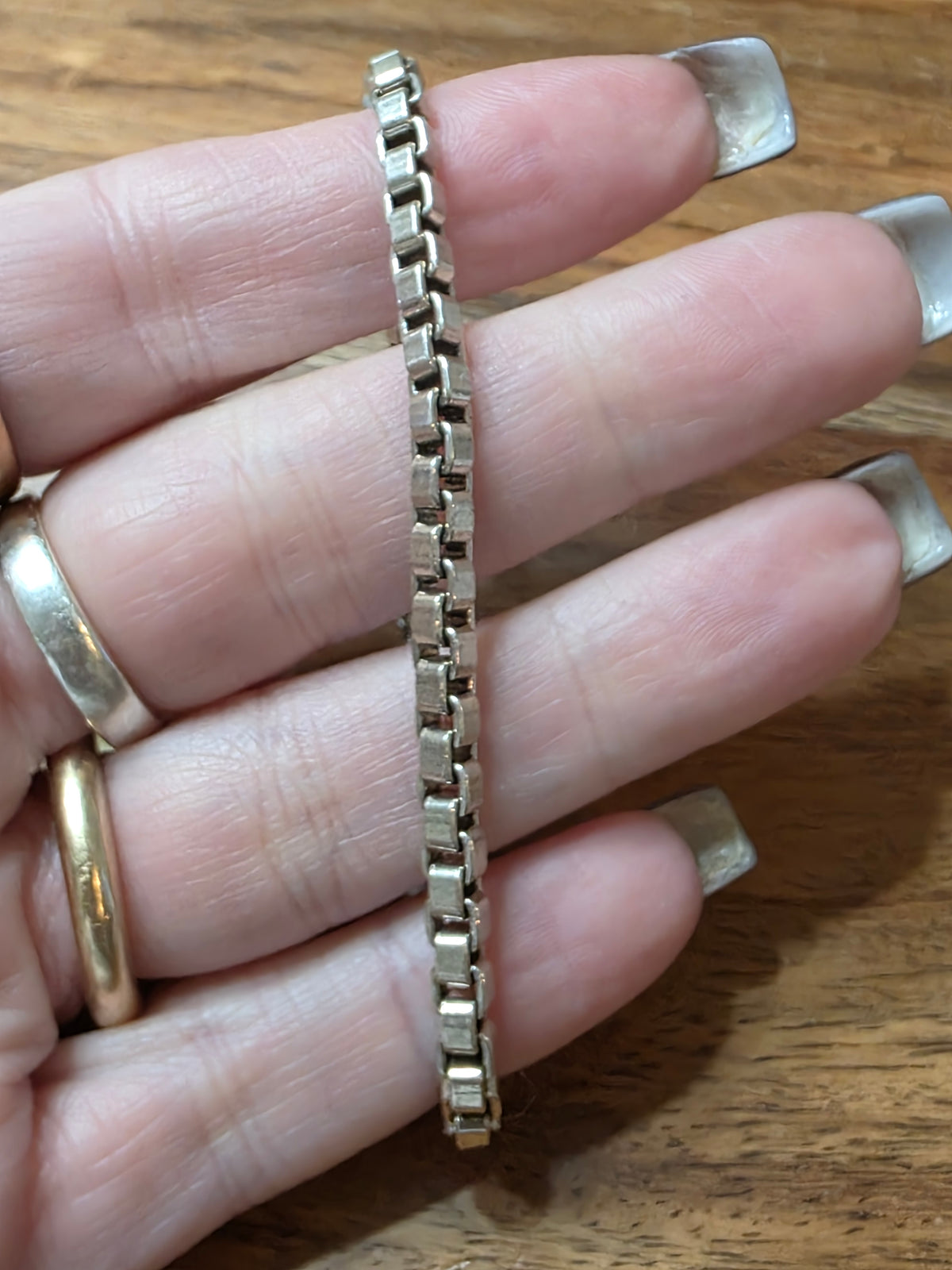 Tiffany & Co. Venetian Link Bracelet Sterling Silver, 7.5"