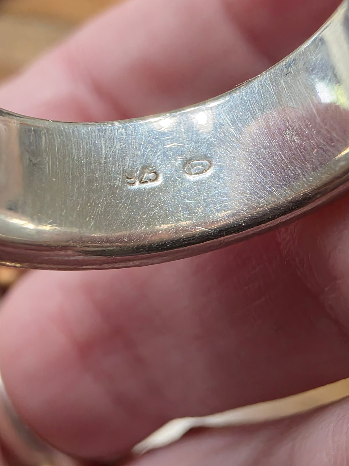 Celestial Sterling Silver Band Ring, Moon & Stars