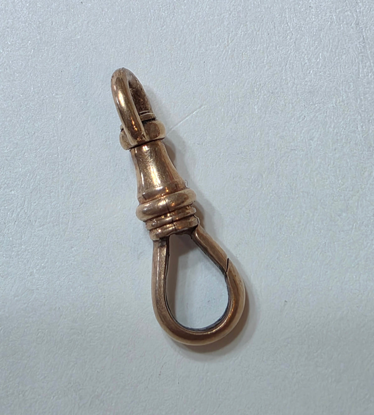 Antique 14k Yellow Gold Dog Clip