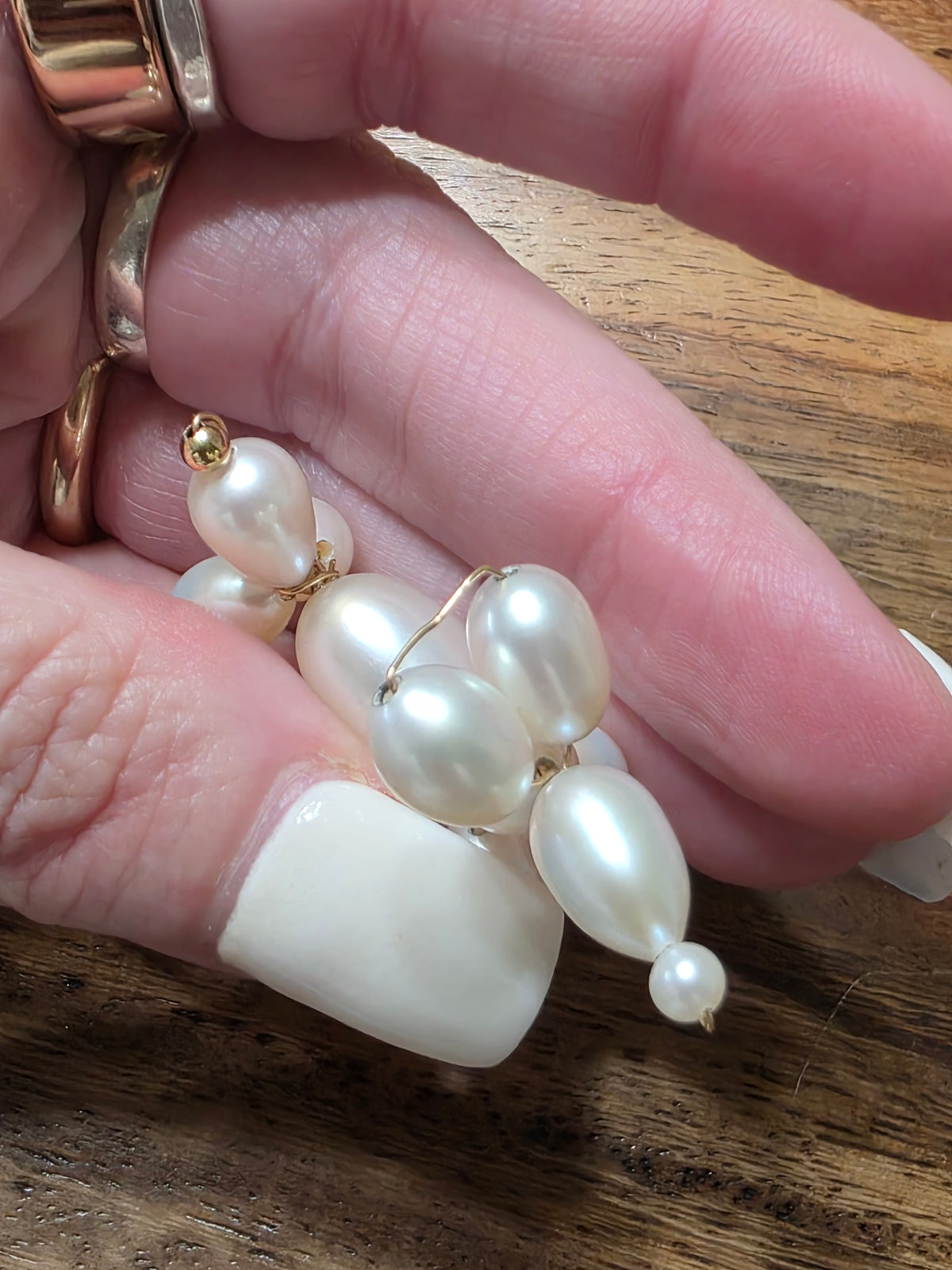 Vincent Peach 14k Pearl Balloon Dog Pendant