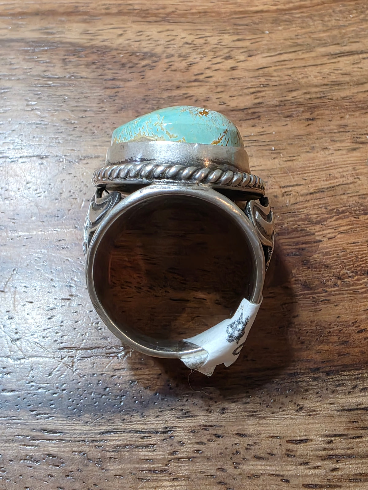 Navajo Lorenzo James Royston Turquoise Ring, Bold, Ornate