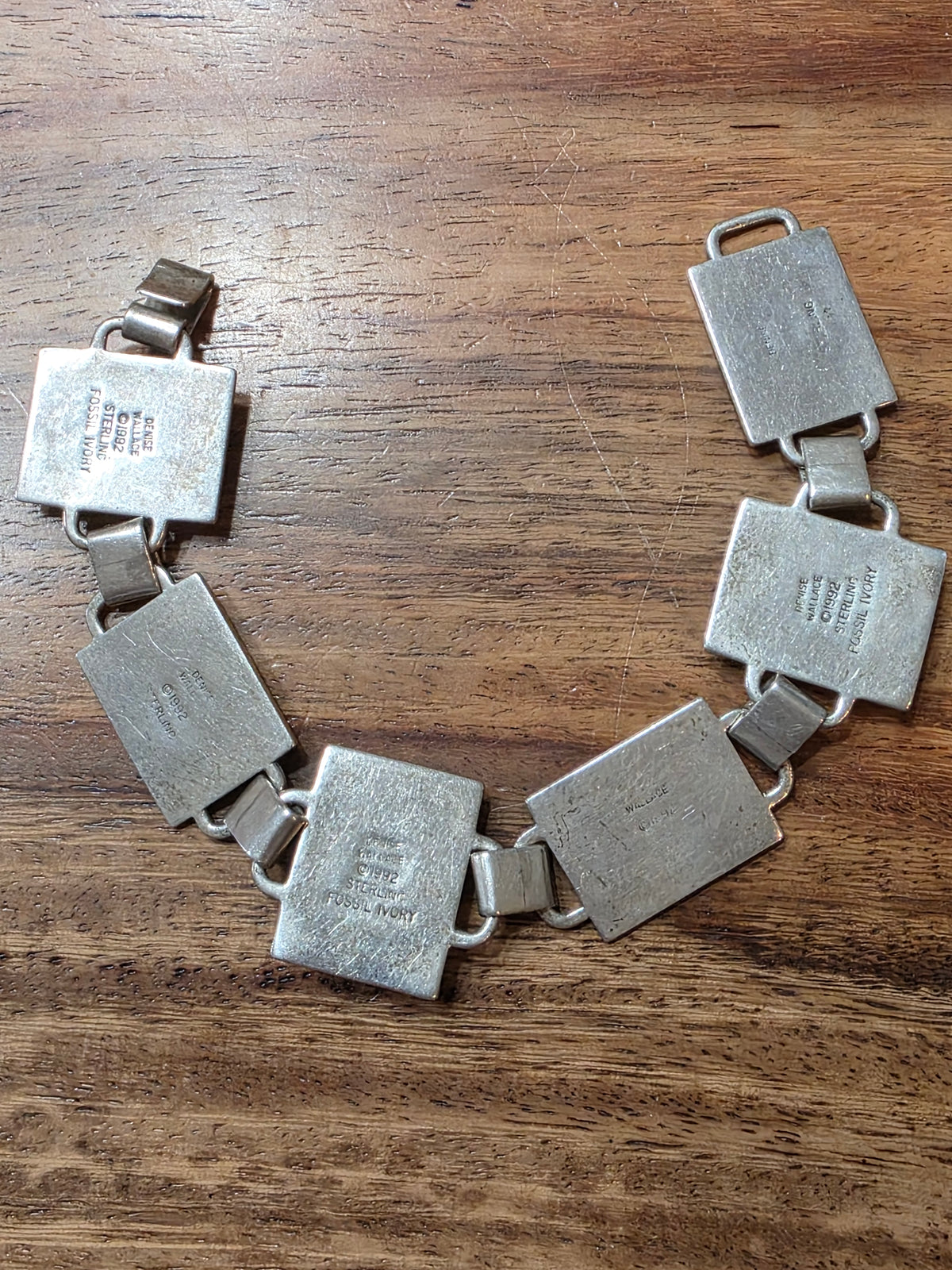 Native American Inuit Denise Wallace Limited Edition Killer Whale Wolf Bracelet Sterling Silver