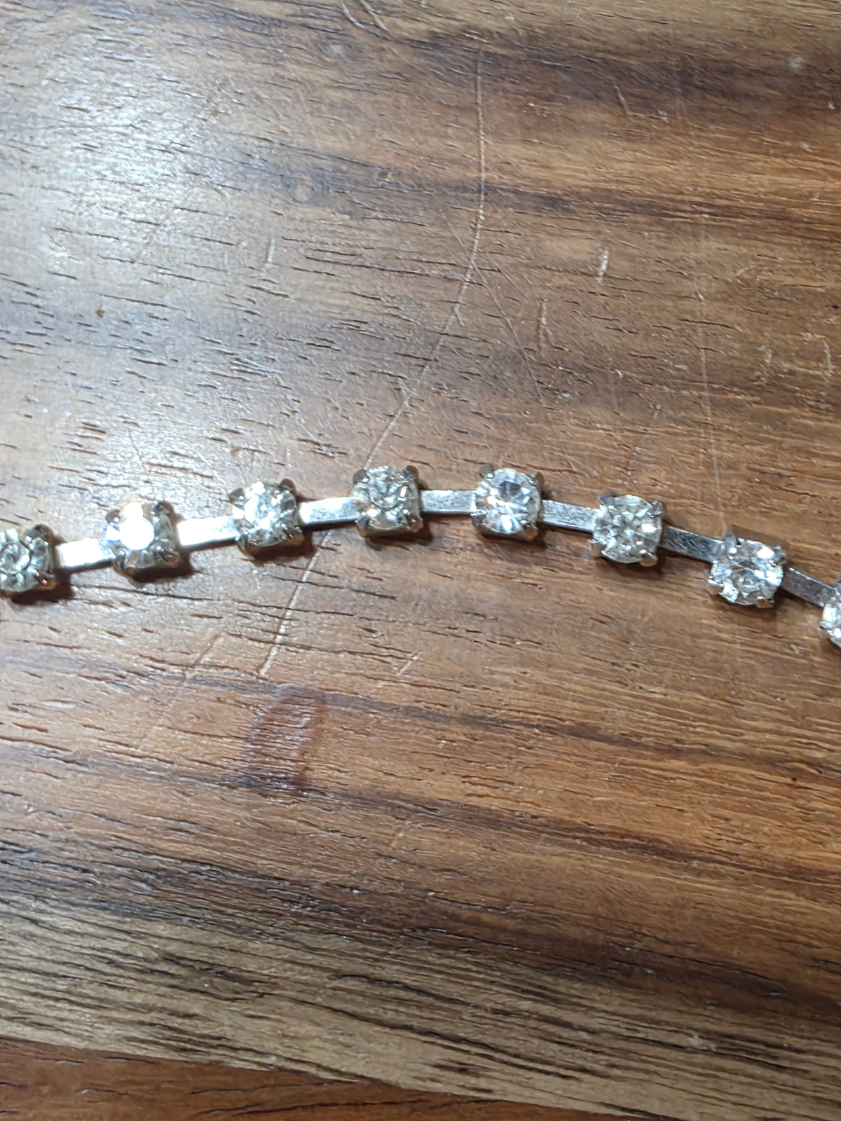 Vintage Eisenberg Clear Rhinestone Statement Fringe Choker Necklace 1940s